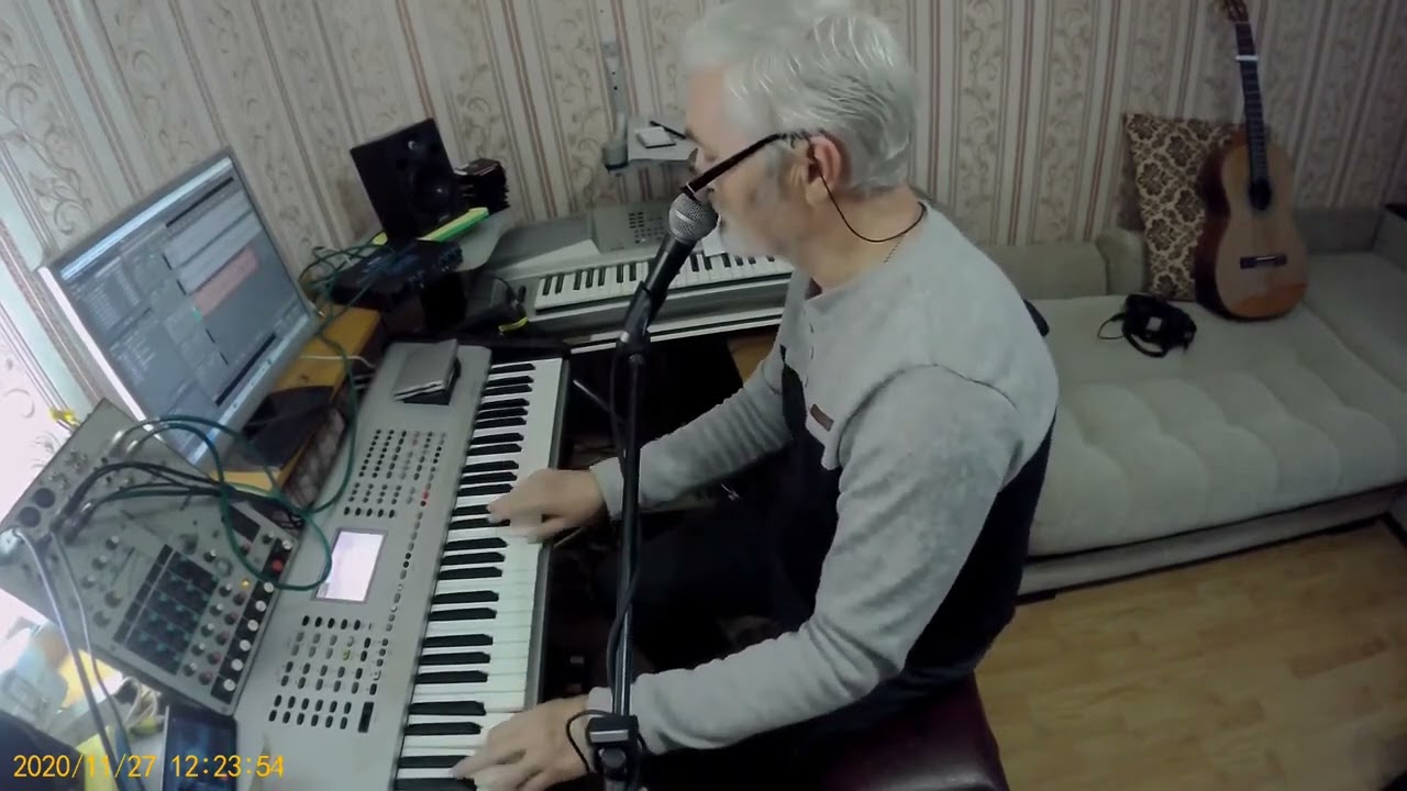 Белый лебедь на пруду  кавер  KETRON SD1