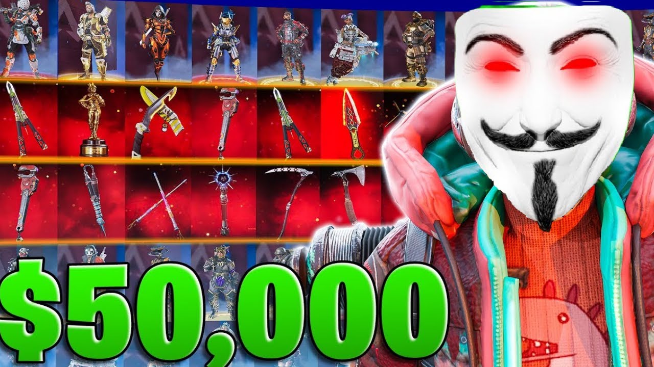 I Hacked the RAREST & MOST EXPENSIVE Accounts in Apex Legends ($50,000+ Showcase)