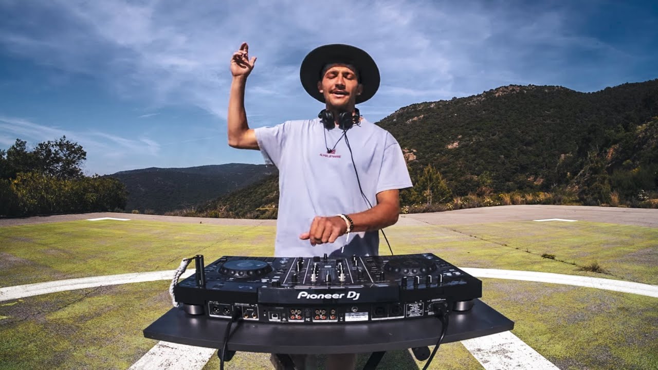 Melodic House & Techno Mix Sunset 2025 - Live 4K on a heliport by Gostek