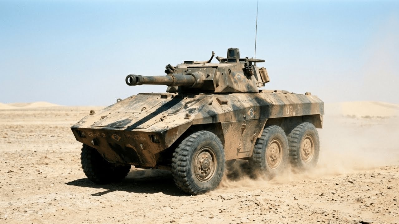 Tanques da OTAN Riram do 'Jipe' Brasileiro, Até que Ele Destruiu seus Melhores Blindados