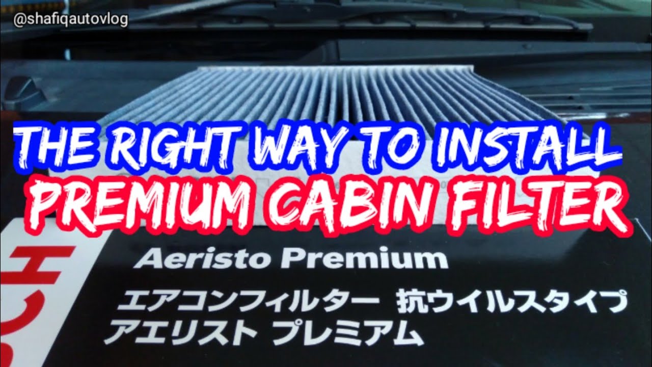#40 Bosch Aeristo Premium | How To Replace Cabin Filter | Perodua Axia 2015.