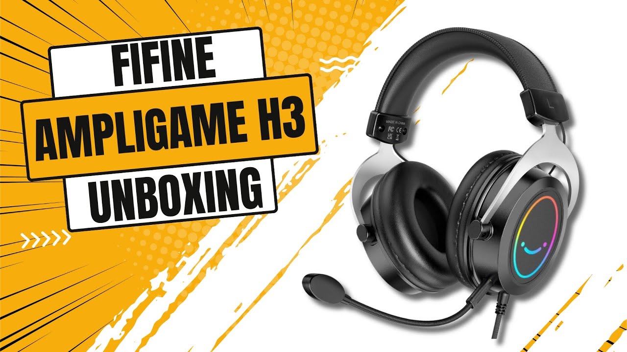 FIFINE AmpliGame H3 Unboxing  - RGB and Comfort in One!