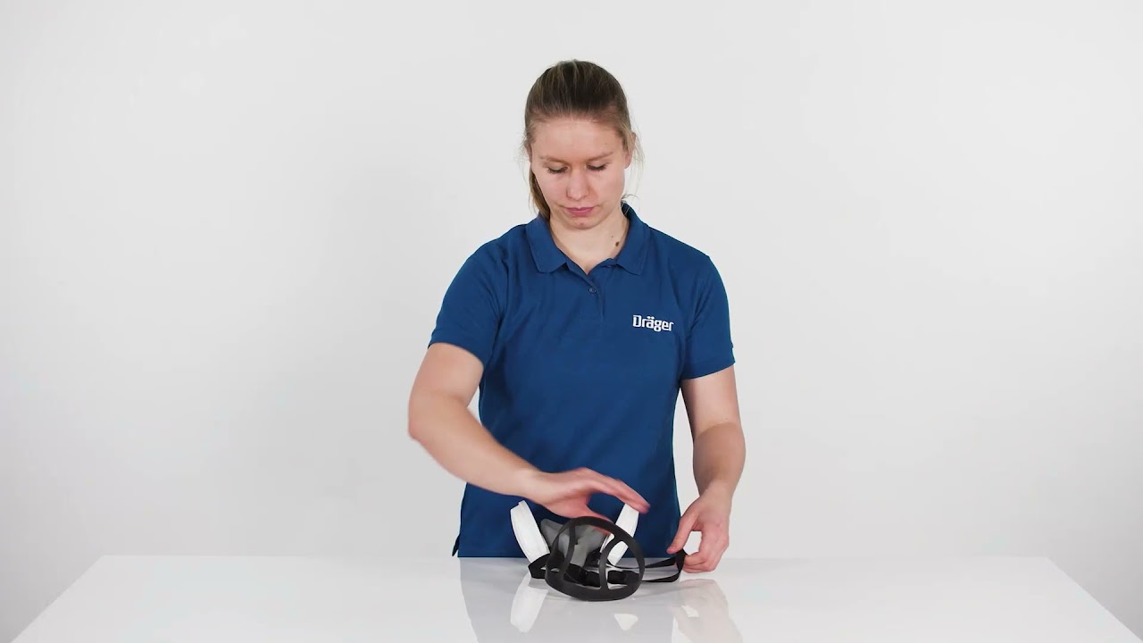 Dräger X-plore® 3300 / 3500: Πώς να φορέσετε την μάσκα ημίσεως προσώπου