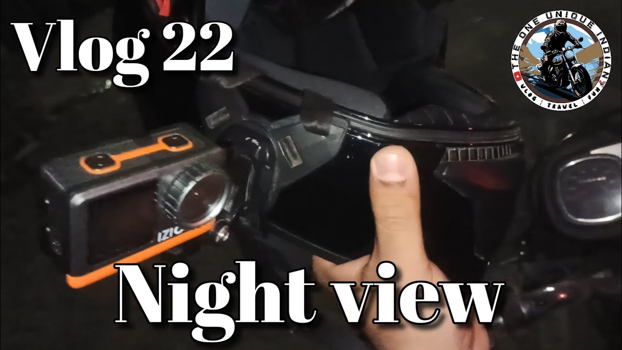 Izi one lite 5k action camera night view | the one unique indian 🇮🇳