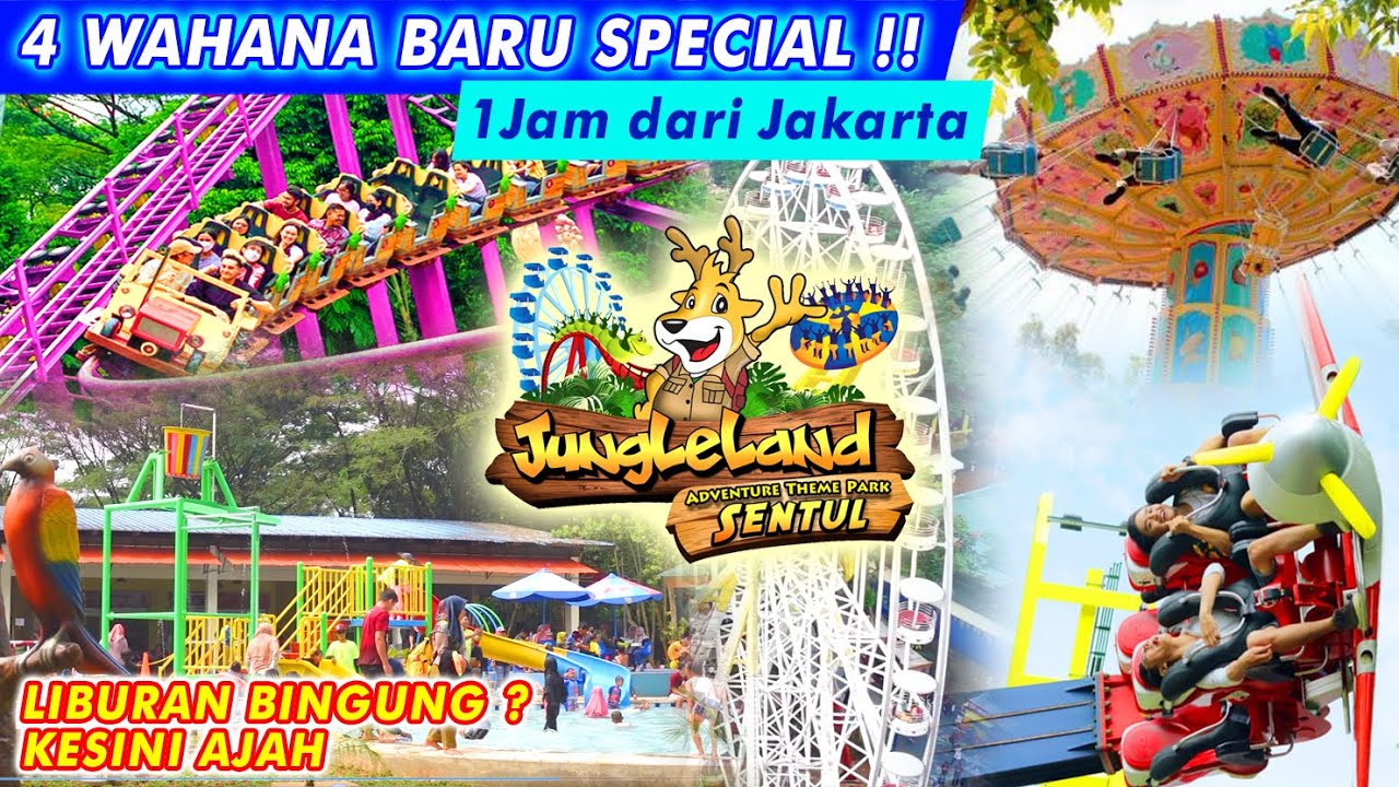 4 WAHANA BARU !! WISATA  JUNGLELAND SENTUL BOGOR SEMAKIN SERUU TERBARU 2023