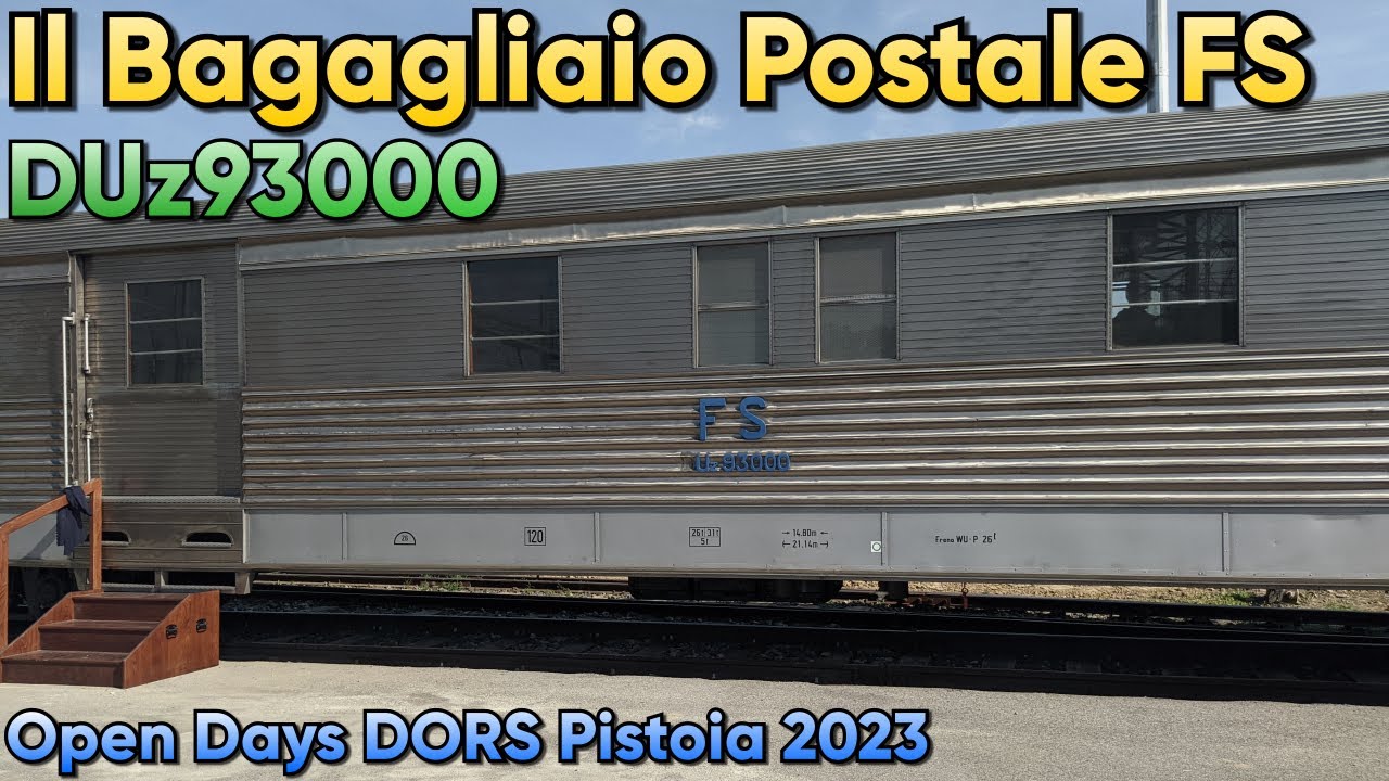 Il Bagagliaio Postale Inox DUz 93000 Tipo 1939 - Open Days DORS Pistoia 2023