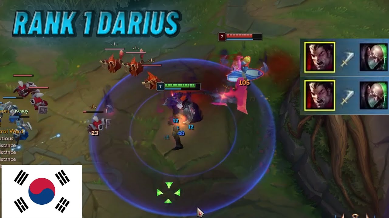This is how the Best Darius World carries in Korean Challenger
