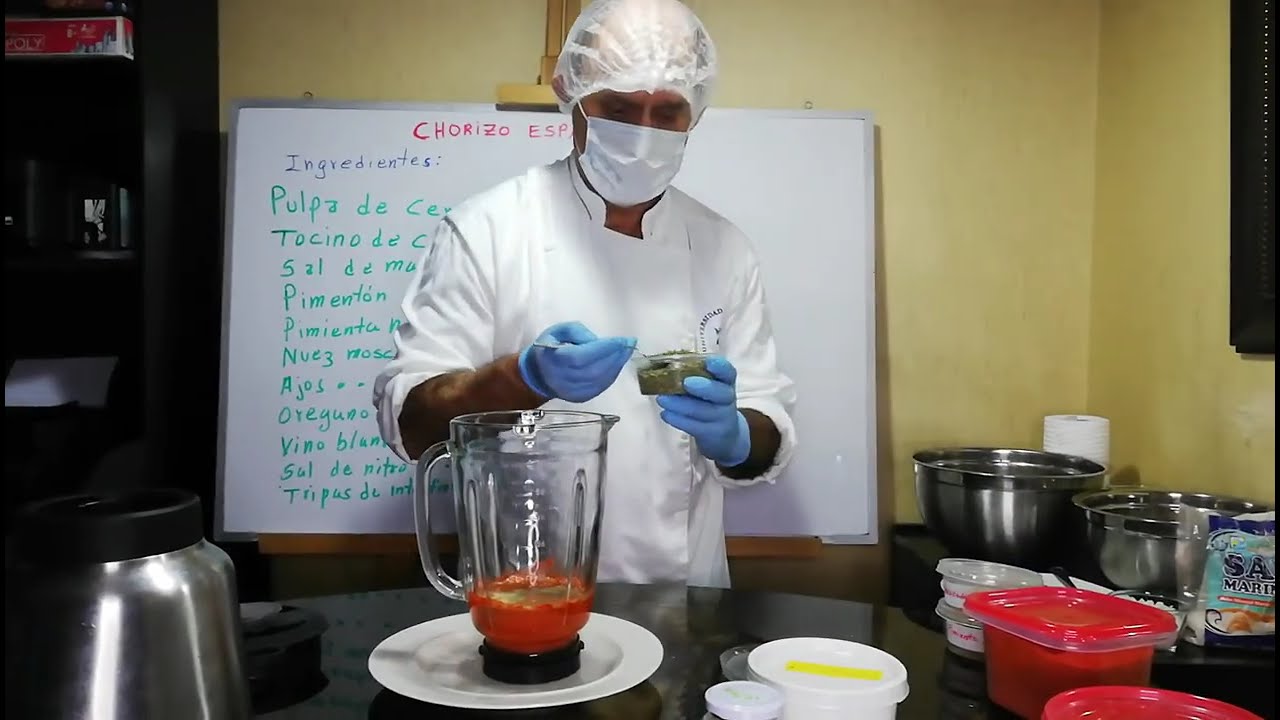 Elaboración de chorizo español