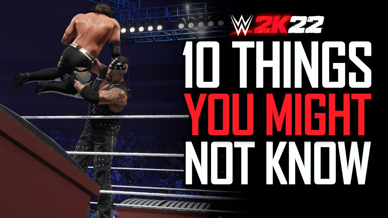 WWE 2K22: 10 вещей, которые вы могли не знать #5 (матч в мусорном контейнере, скрытые входы, раск...