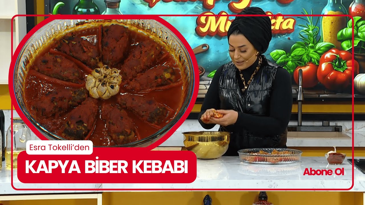 KEBAP AMA ŞİŞTE DEĞİL! KAPYA BİBER KEBABI