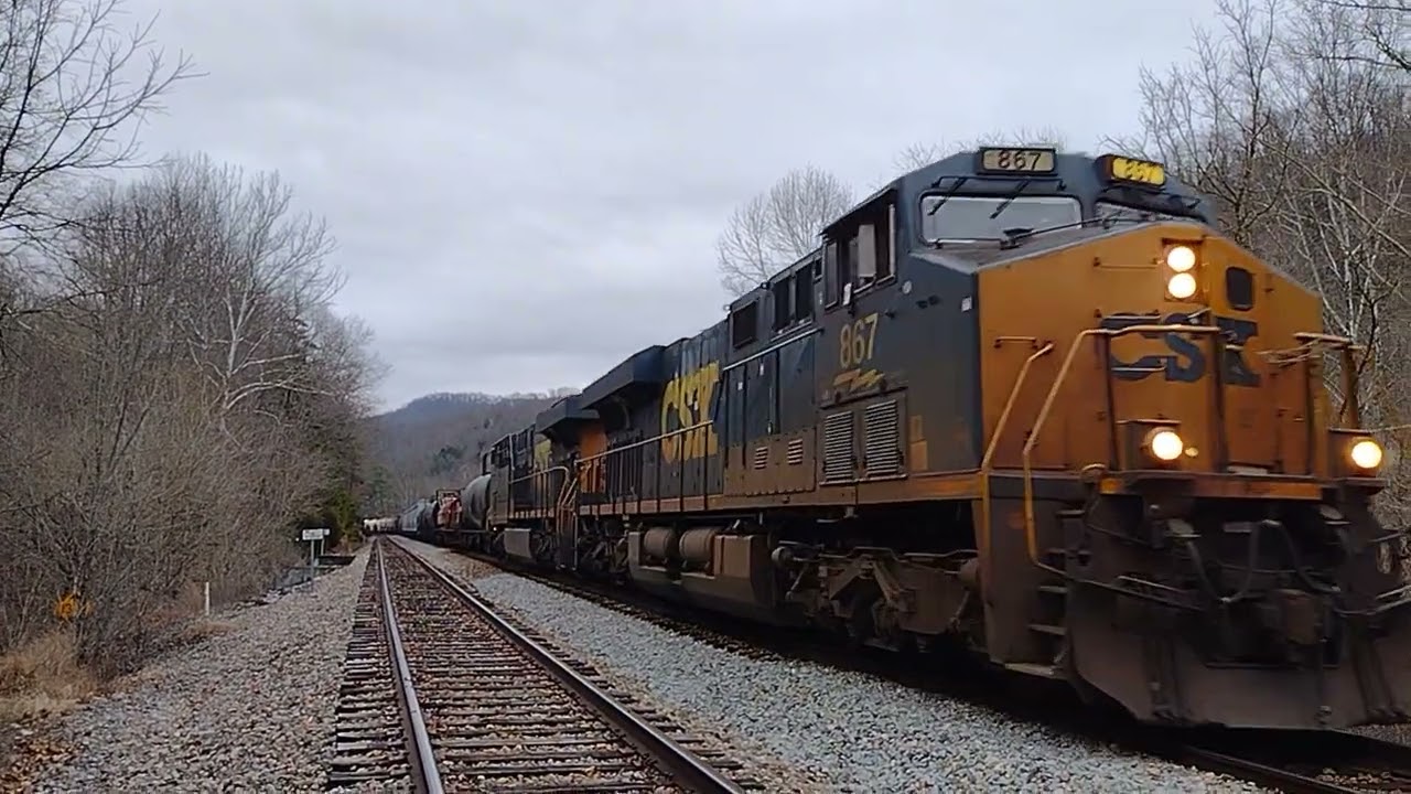 M653 south end of Miller Yard north of Dungannon Virginia on the Clinchfield February 26 2026