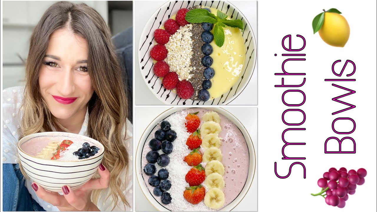 Meine 2 lieblings SMOOTHIE BOWL Rezepte | Einfach, Vitaminreich & MEGA LECKER