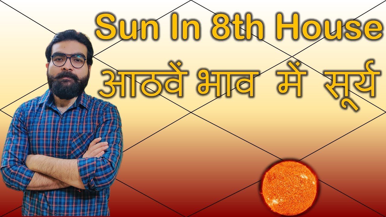 आठवें भाव में सूर्य | Sun in 8th house | Vedic Astrology