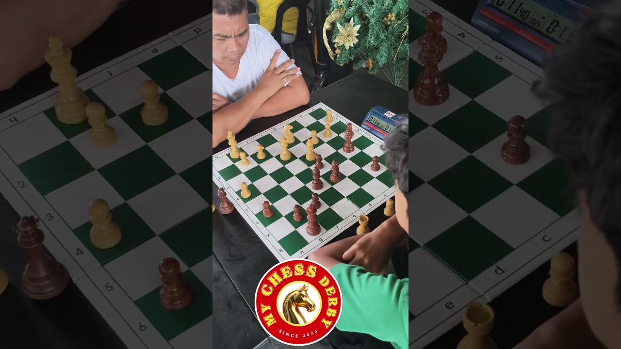 Knight versus Bishop endgame in Caro-Kann Defence played by Basilio Pandan versus Luke Haden Albores
