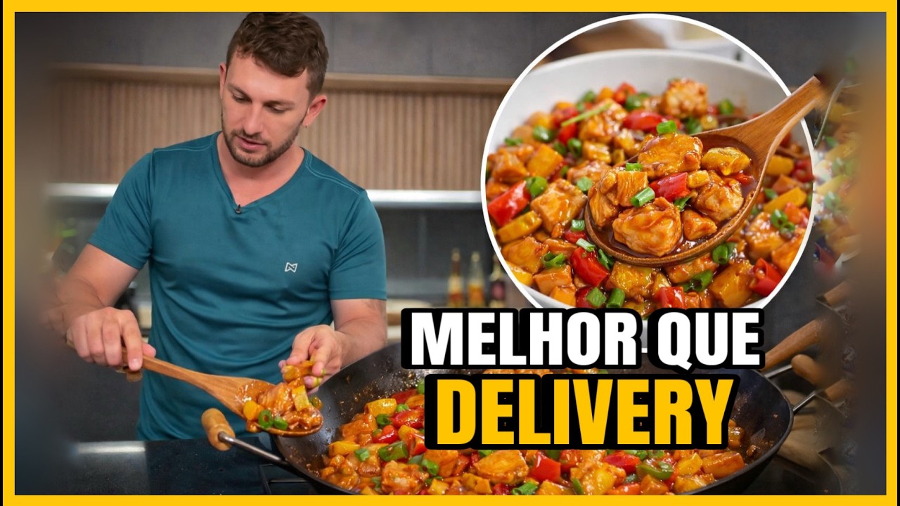 FRANGO XADREZ igual de RESTAURANTE – FÁCIL e RÁPIDO | Henrique Buttler