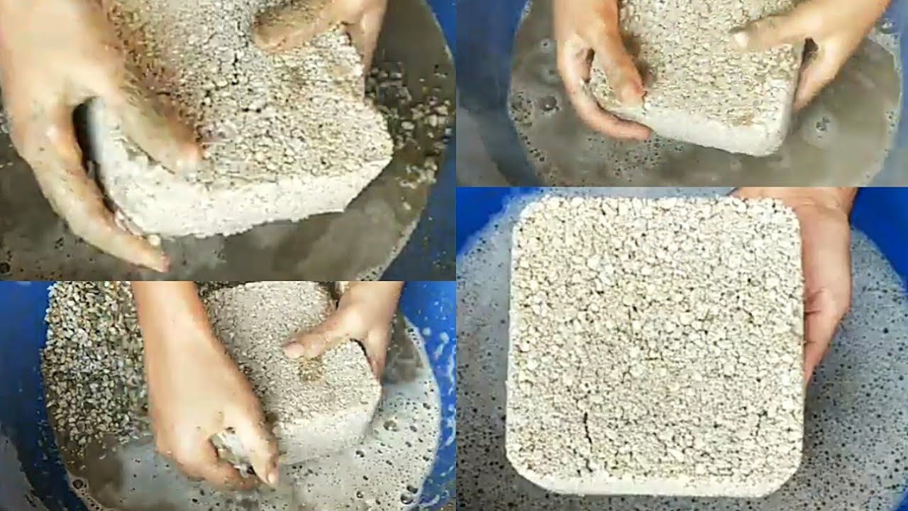 New Super Smokey DuSTY🤩White Concrete Texture👀Water/Crumbled 