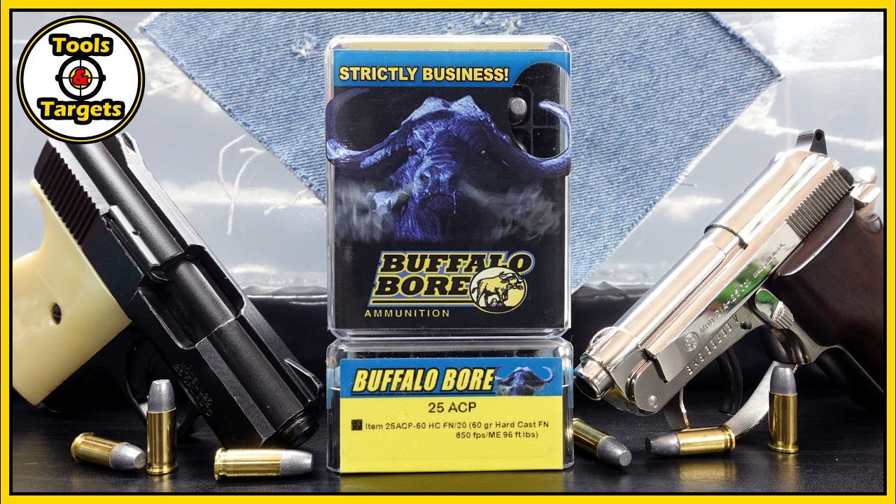 YOU Were Right!...Lorcin VS Beretta...Buffalo Bore .25 ACP Rematch! Ballistic Gel AMMO Test!