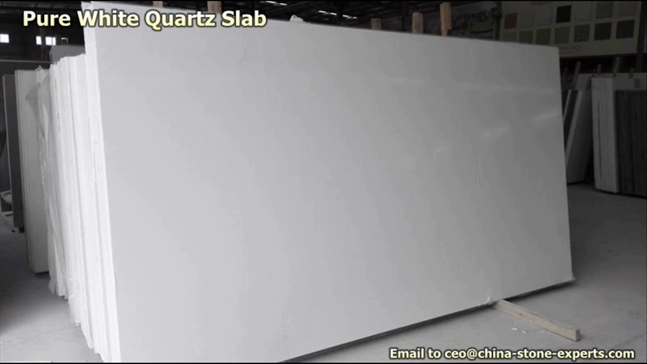 Most Popular Polieshed Pure White Quartz for Wholesale Kitchen Countertops Options