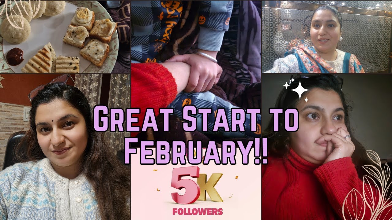 Guntaj's Trip, 5K Followers, New Journey, Struggles - Happy Start to Feb!! - Vlog 11