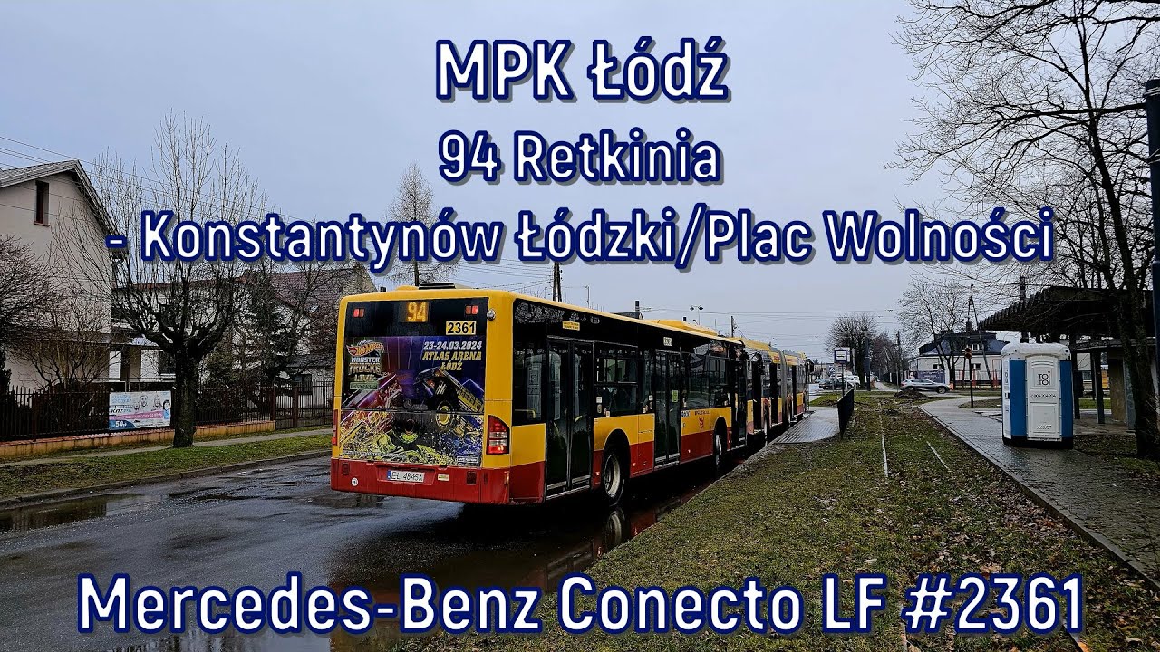 MPK Łódź - linia 94, Mercedes-Benz Conecto LF #2361
