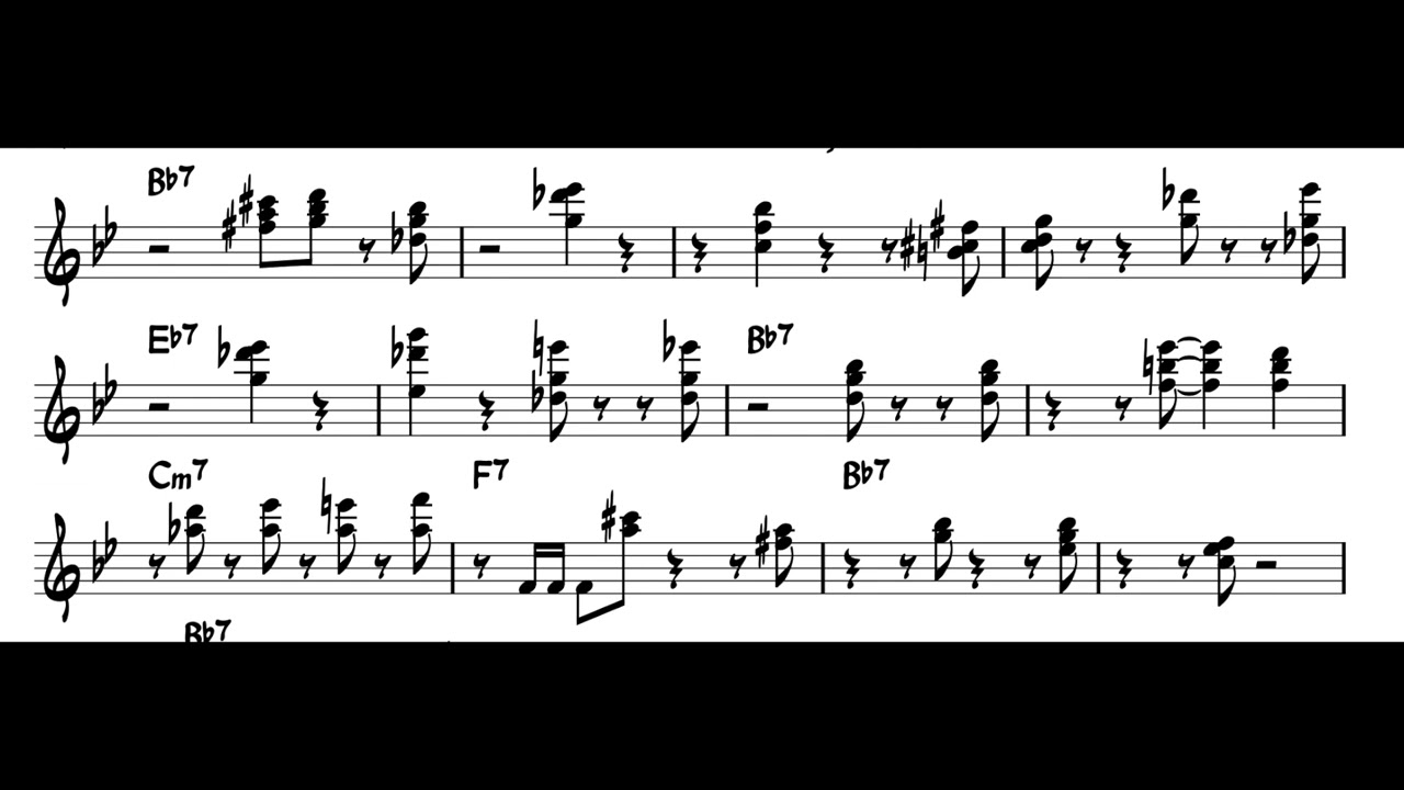 Jesse Van Ruller - Cedar Blues (Transcription)