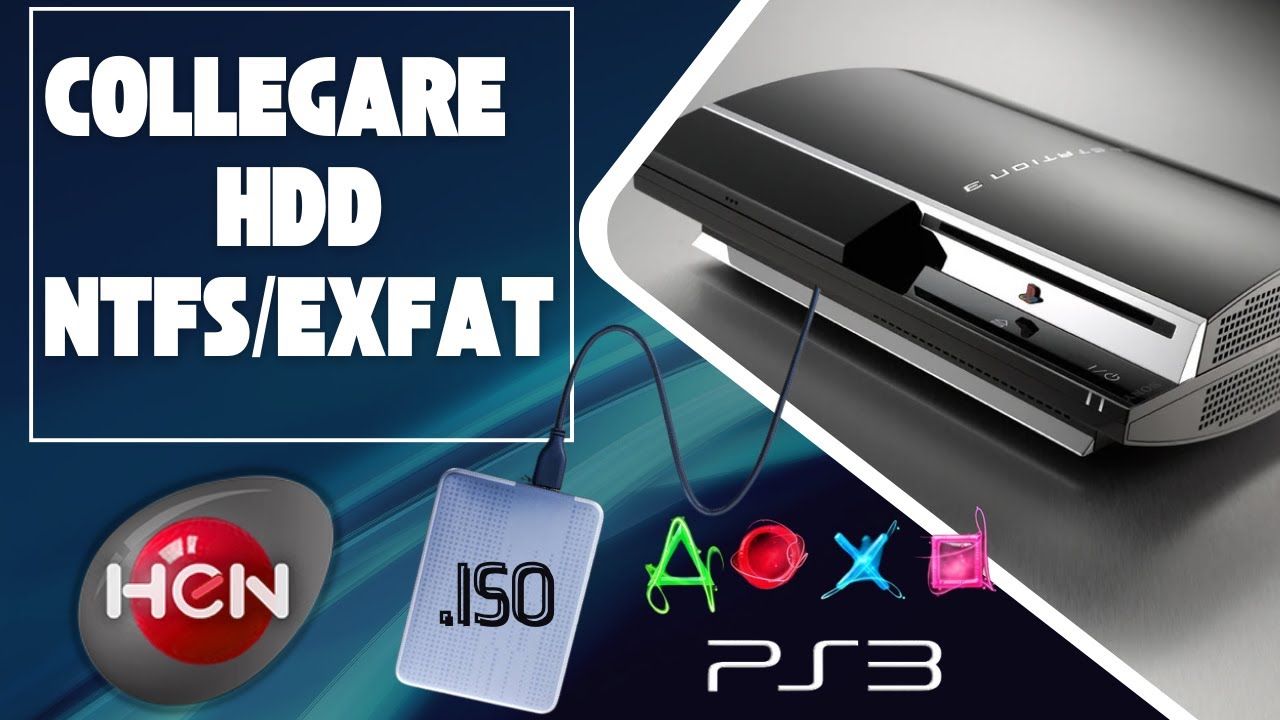 COME AVERE LE ISO SU HARD DISK IN NTFS SU PS3 CON HEN  #ps3 #MODDING #2024