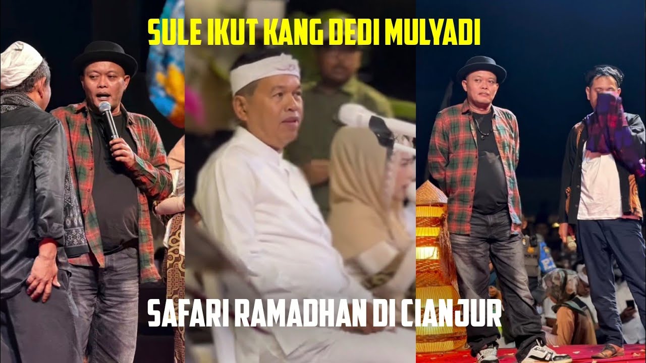 SULE IKUT GUBERNUR JAWA BARAT DEDI MULYADI, SAFARI RAMADHAN DI CIANJUR