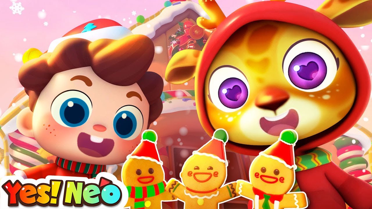 Gingerbread House Song | Jingle Bells | Christmas Jazz | Nursery Rhymes & Kids Songs | Yes! Neo