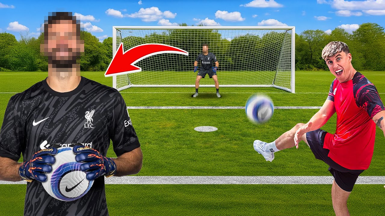 Sunday League Strikers Take 100 Shots vs PREMIER LEAGUE GOALKEEPER