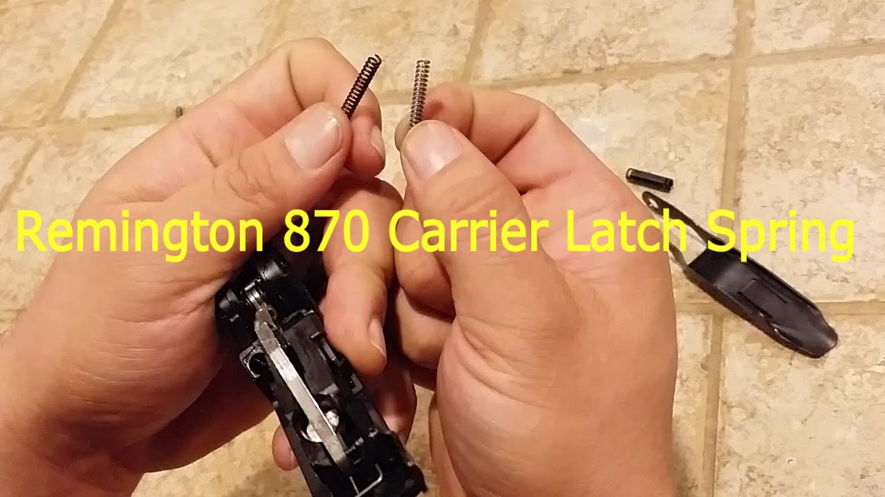 Remington 870 Carrier Latch Spring Upgrade