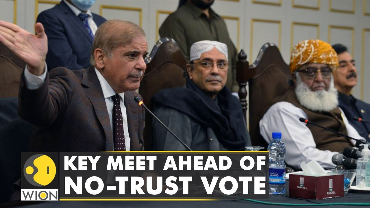 Pakistan Political Crisis: Key Opposition meet ahead of no-trust vote | Latest World News | WION