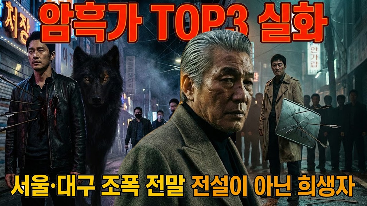전설이 되지 못한 TOP3… 조직을 살리려다 가장 먼저 버려진 두목들 (실화)