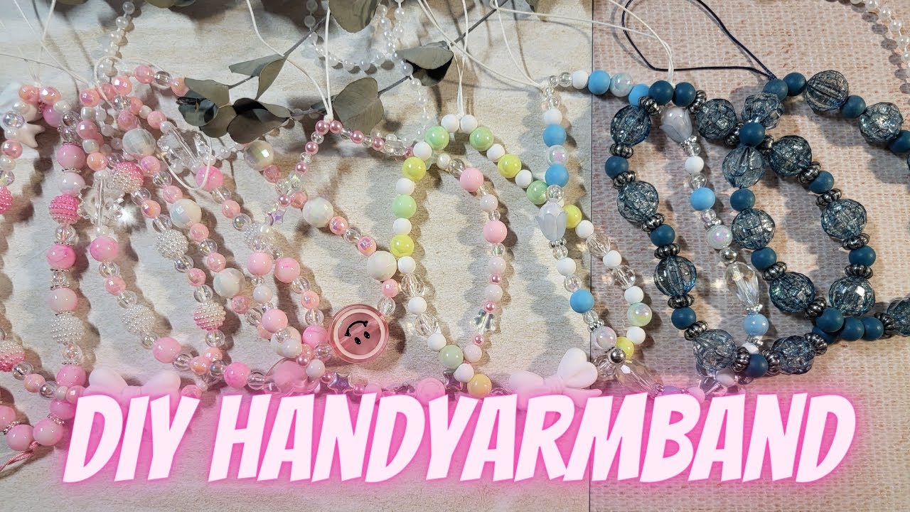 DIY Handyarmbänder | Phone Charm | #perlenspielerei #craftupdate