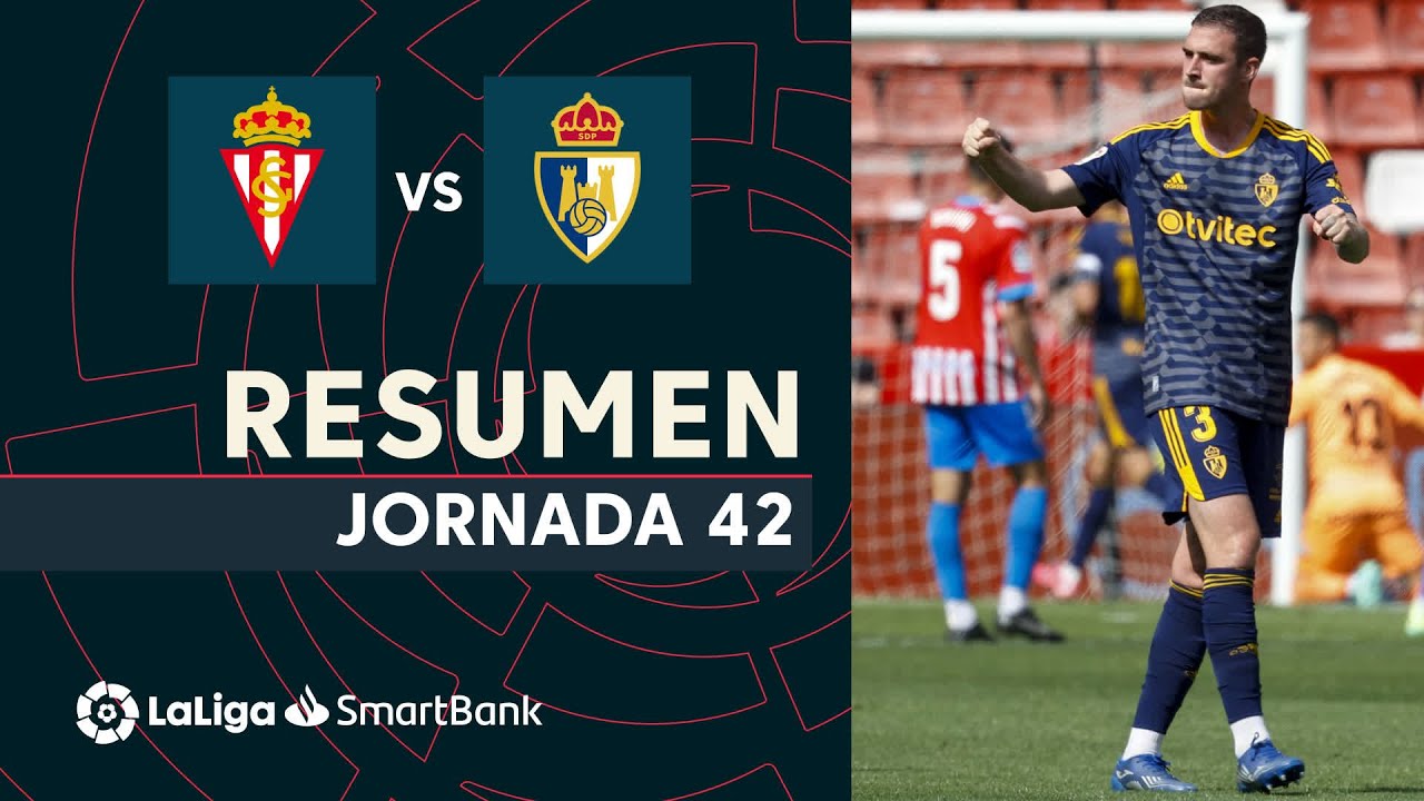 Resumen de Real Sporting vs SD Ponferradina (1-4)