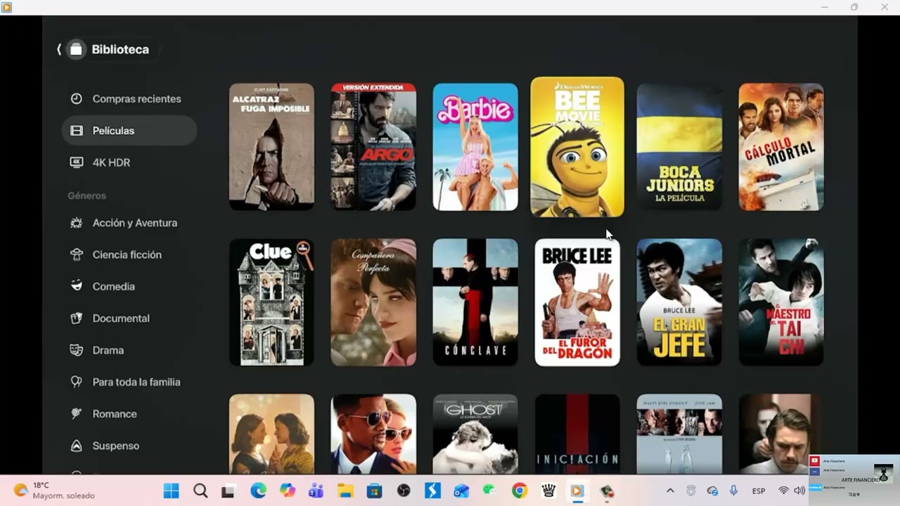 Tour por mi colección digital en Apple TV (iTunes)