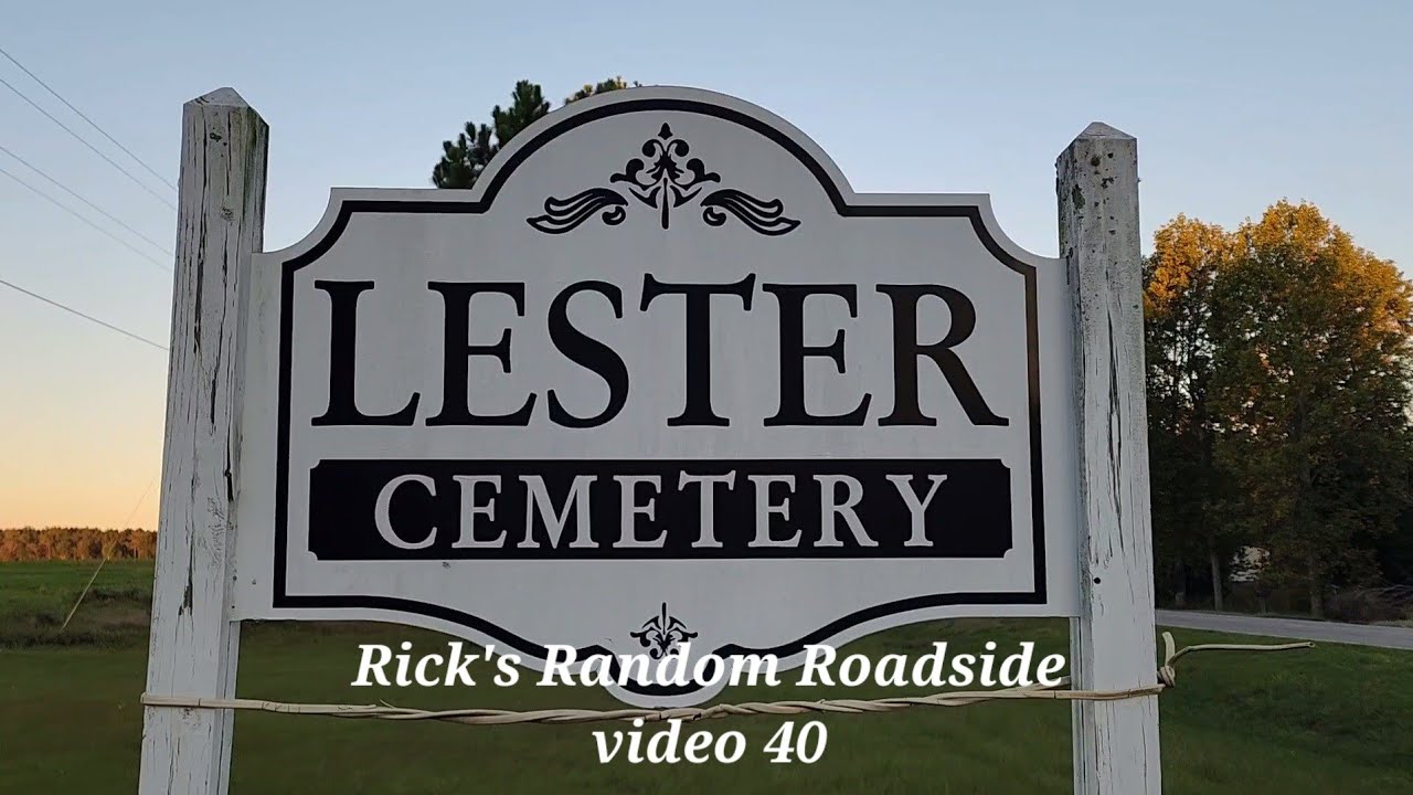 Lester Cemetery. Elko, Houston County, GA. Rick's Random Roadside video 40.