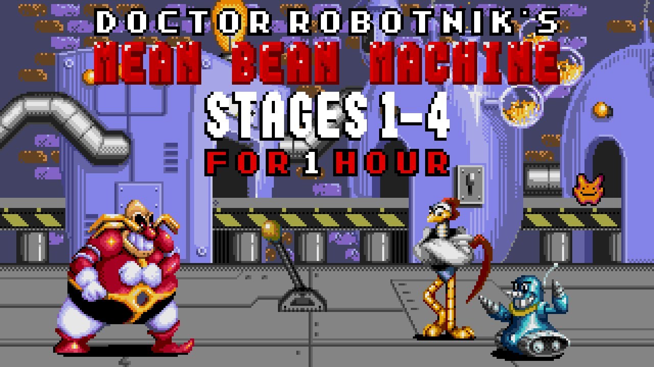 One Hour Game Music: Dr. Robotnik's Mean Bean Machine - Stages 1-4 | 1 Hour Extended Version