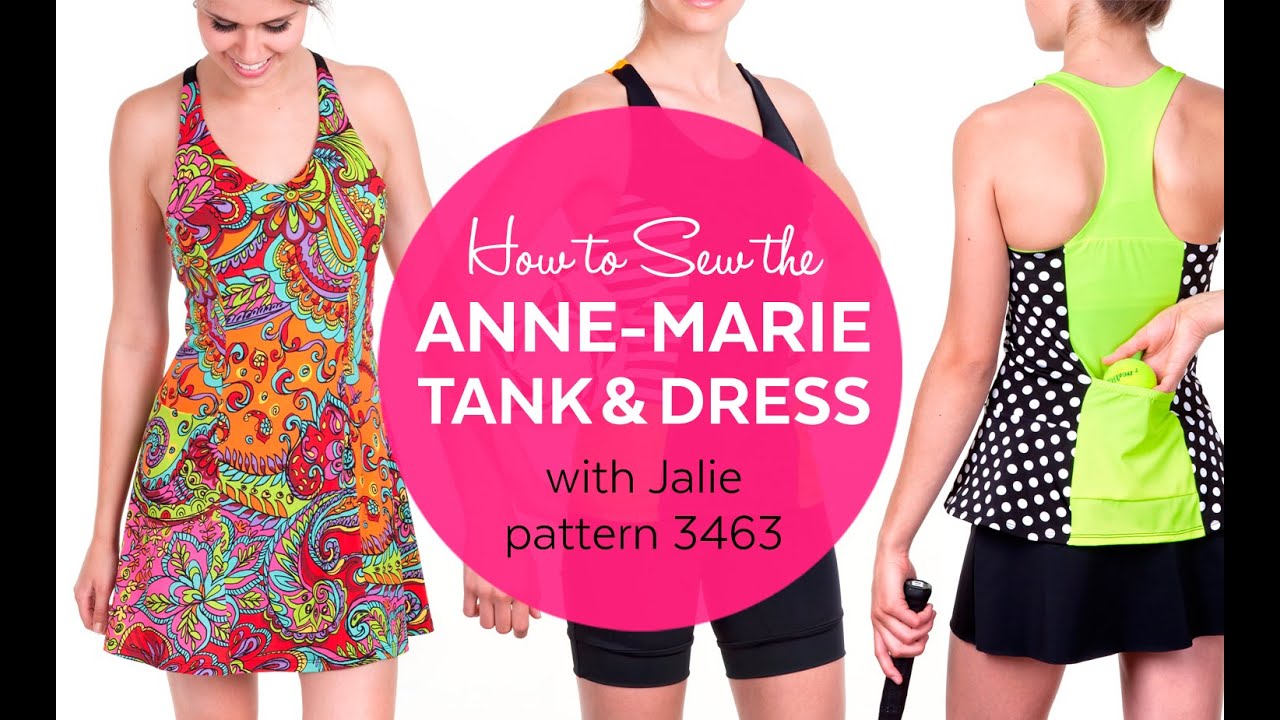 How to Sew the ANNE-MARIE Dress (Jalie pattern 3463)