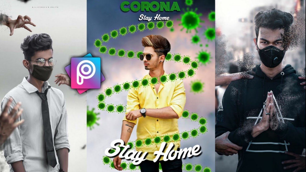 Stay Home | Corona Virus Alert Photo Editing In PicsArt App | COVID-19 India Alert | RTWORLD