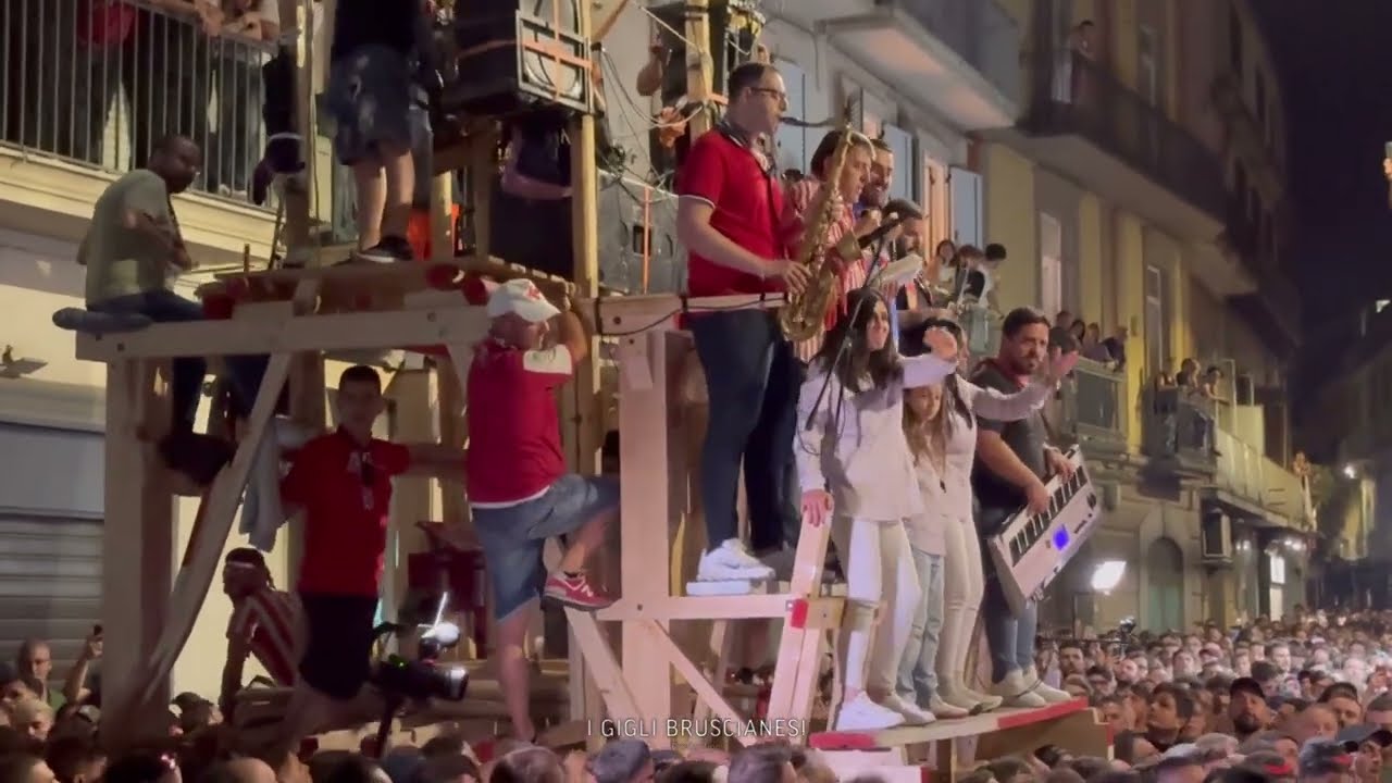 Nola 2024 - Giglio Spogliato Volontari Bruscianesi