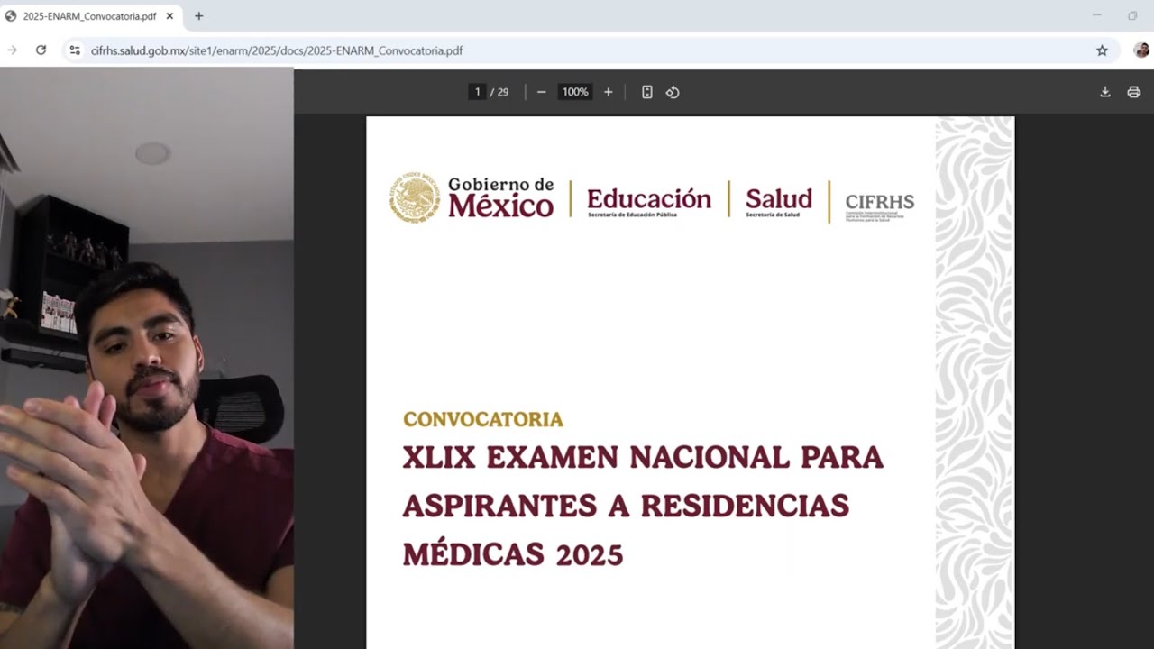 Convocatoria ENARM 2025 revisión completa