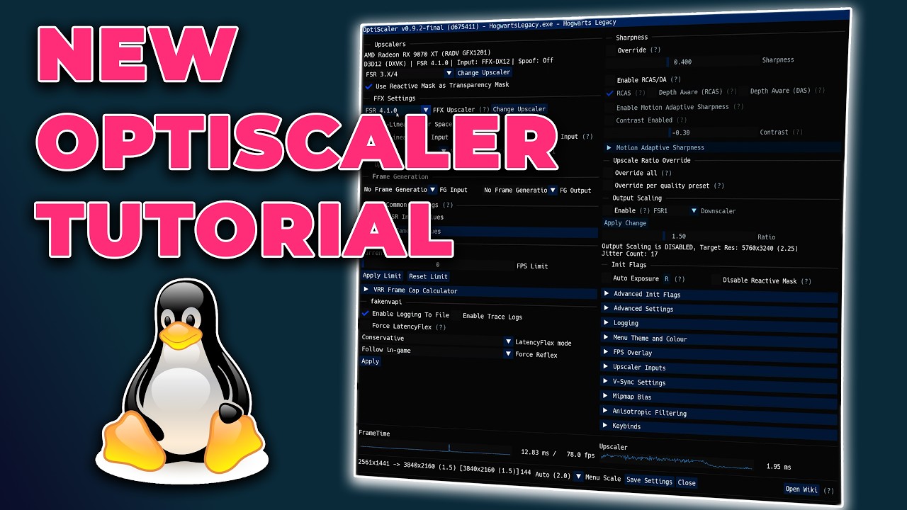Enabling Optiscaler & FSR 4.1 on Linux &mdash; Updated Setup Guide