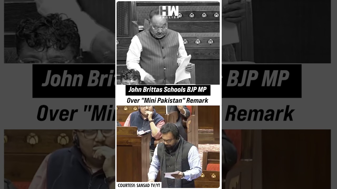 #Shorts | CPM MP John Brittas Schools BJP MP Samik Bhattacharya Over 