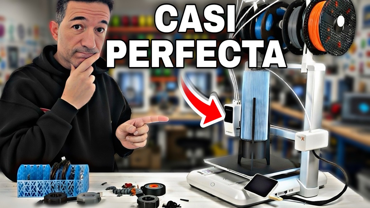 NO COMPRES UNA IMPRESORA 3D sin VER ESTA | MULTICOLOR RAPIDA BARATA... y PROBLEMAS ¿Merece la pena?