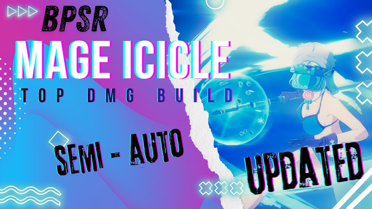 Blue Protocol Star Resonance: ОБНОВЛЕННОЕ руководство по магии ледяного льда Icicle - Легкий топ ...