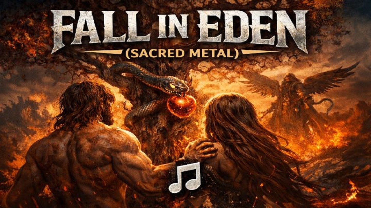 Fall in Eden 🔥 (Sacred Metal) | Epic Heavy Metal Song About Adam and Eve & The Fall of Man