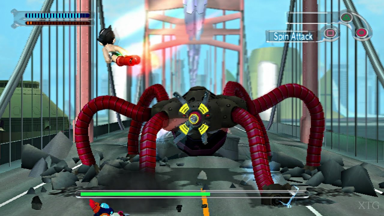 [#1] Геймплей Astro Boy PS2 HD (PCSX2 v1.7.0)