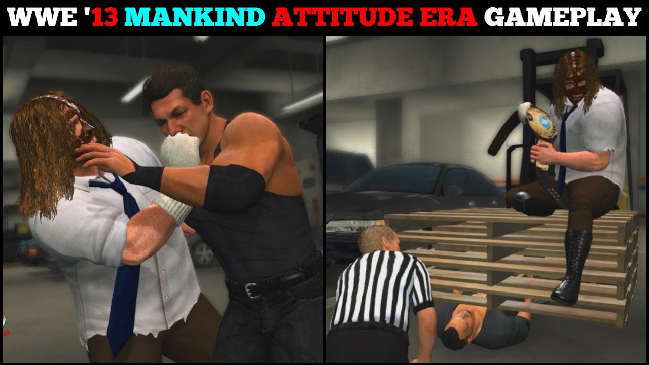 WWE '13 ATTITUDE ERA MODE Mankind GAMEPLAY | WWE '13 Attitude Era Gameplay || PART 5