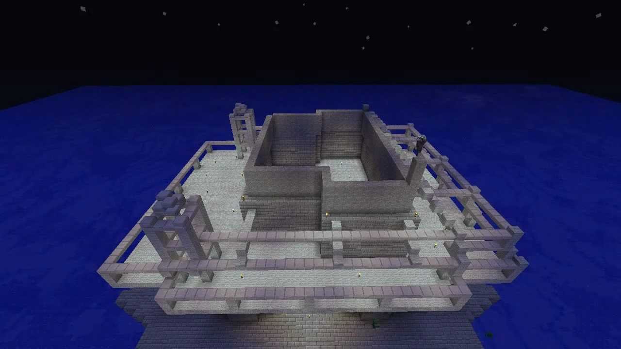 Minecraft: Oil Rig Timelapse!