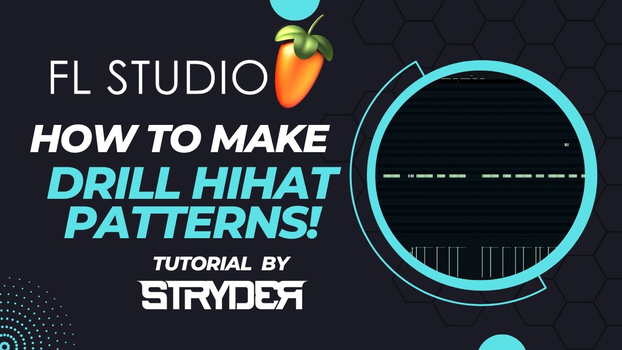 HOW TO MAKE FIRE DRILL HIHAT/COUNTERSNARE PATTERNS | DRILL COUNTERSNARE TUTORIAL (FL STUDIO 21)